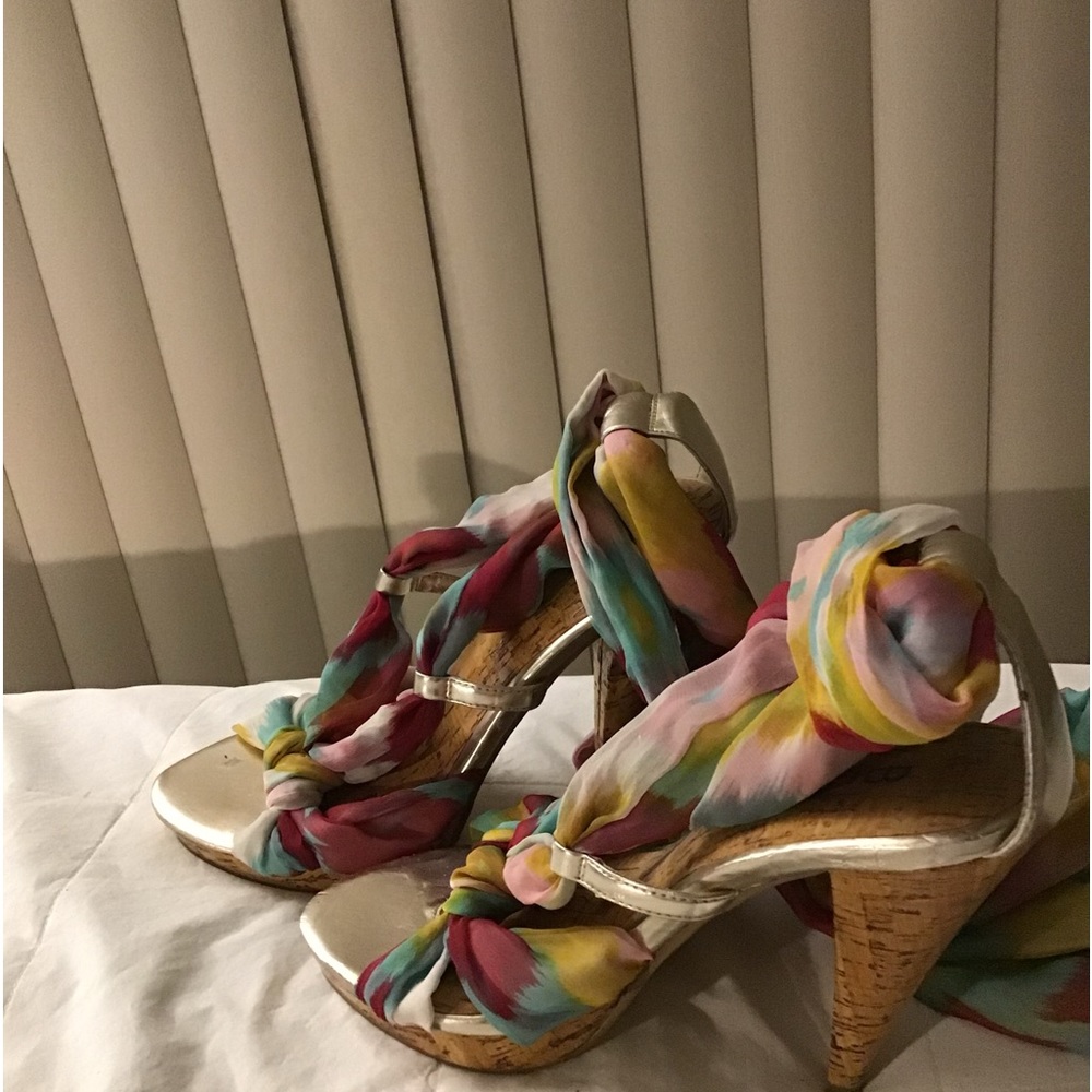 Sexy Strappy Multi-colored Heels